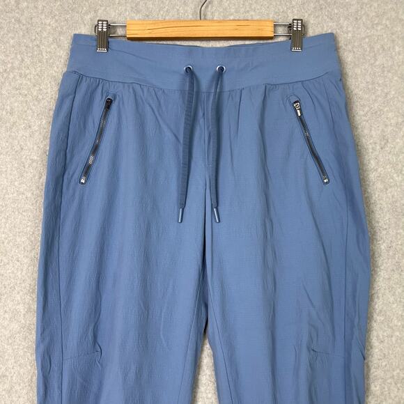 Athleta Cottage Blue Trekkie North Mid Rise Jogger Size 12 - Picture 3 of 11